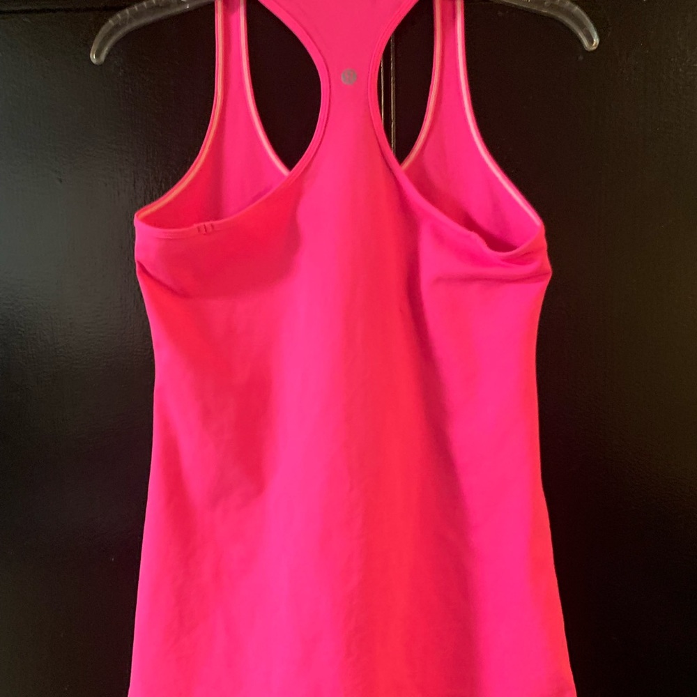 Lulu lemon bright pink exercise tank
